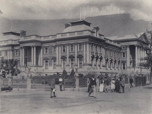 Houses of Parliament, Cape Town (b/w photo) 作者 南非摄影师