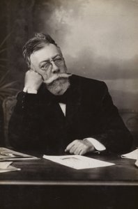 安吉尔-吉梅拉（1845-1924），西班牙戏剧家（黑白照片） 作者 西班牙摄影师