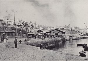 Cadiz: El Muelle (b/w photo)