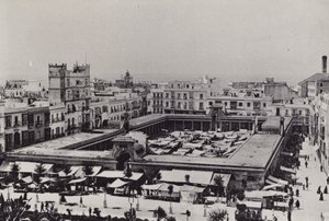 Cadiz: Plaza de Abastos (b/w photo) 作者 西班牙摄影师