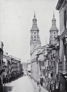 洛格罗诺市，Calle Del Mercado（黑白照片） 作者 西班牙摄影师