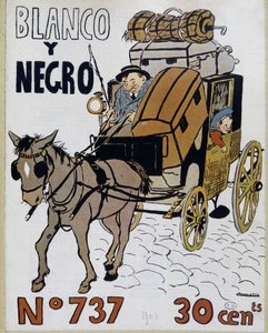Caleche - “Blanco y negro”的封面”，第 737 号 作者 西班牙语学校
