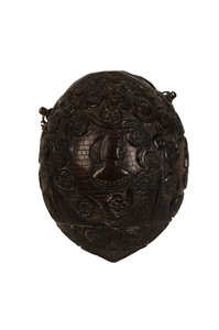 Carved coconut powder flask bugbear, Spanish Colonial, c.1800 (coconut) 作者 西班牙语学校