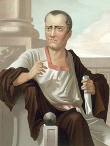 Junius罗马政治家 作者 Spanish School