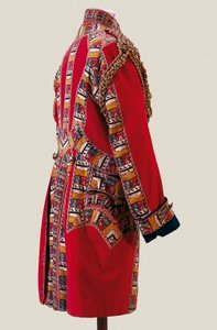 18 世纪下半叶穿的男士夹克，巴塞罗那。 服装纺织博物馆 作者 西班牙语学校