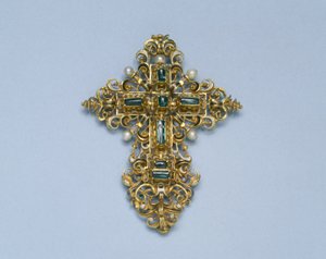十字架吊坠，1550-1600 作者 西班牙语学校