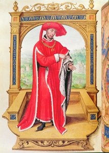 Philip the Good（1396-1467）勃艮第公爵，金羊毛勋章的创始人，来自Statuts de la Toison dOr 作者 西班牙语学校