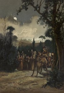 教皇庇护九世于1848年离开罗马