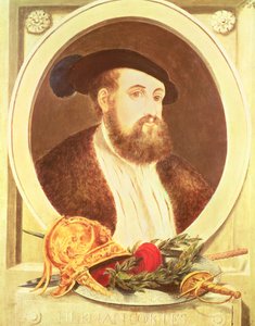 Hernan Cortes的肖像（1485-1547） 作者 西班牙语学校
