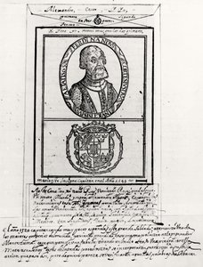 Hernando Cortes（1485-1547）和他的手臂的肖像 作者 西班牙语学校