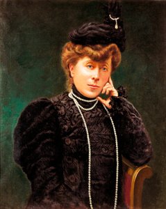 Portrait of the Duchess of Maria del Carmen Villahermosa (1815-1905). Anonymous painting. End of the 19th century. 作者 西班牙语学校