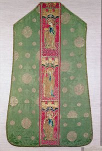 西班牙Chasuble，c.1425-50（刺绣丝绸） 作者 西班牙语学校