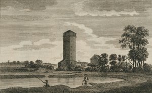 1786年在汉普郡的一座古代水塔 作者 麻雀