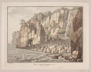 博恩霍尔姆岛（Bornholm）鲁特斯索恩（Ruths Sogn）名为 "约恩斯基肯"（Jons Kirken）的岩石