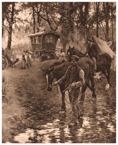 游牧民族，1903年。