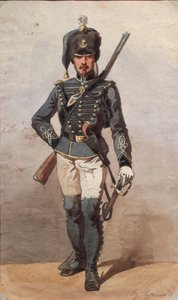 制服研究，Stanislao Grimaldi del Poggetto 作画