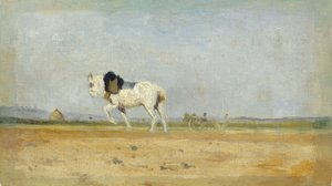 田野里的犁马，18701874。 作者 斯坦尼斯拉斯·勒平