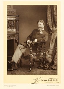 弗朗西斯科·保罗·托斯蒂爵士（1847-1916），歌曲作曲家，肖像照片