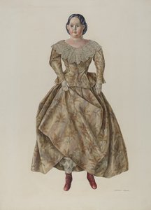 Doll Greiner的专利头，约1940年。 作者 斯坦利·马祖尔