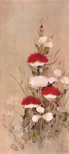 罂粟、小麦和Natane花》，17世纪