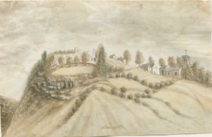 奥尔顿城堡：水彩画，nd [1762-1802] 作者 斯蒂宾肖