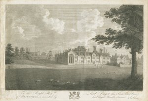 Blithfield Hall：雕刻，nd [18分] 作者 斯蒂宾肖