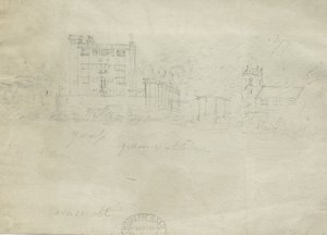 Caverswall Castle：铅笔素描，nd [c 1800]（绘画） 作者 斯蒂宾肖
