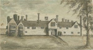 德雷顿·巴塞特（Drayton Bassett）-“德雷顿庄园”：水彩画，nd [1789]