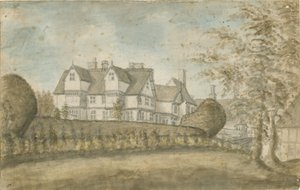 Eccleshall-Biana Hall：水彩画，nd [1795] 作者 斯蒂宾肖