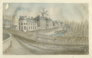 Etruria-工厂：水彩画，nd [1762-1802] 作者 斯蒂宾肖