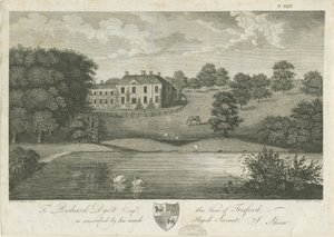 弗里福德·霍尔（Freeford Hall）：雕刻，nd [1797]（印刷） 作者 斯蒂宾肖