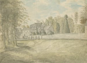 大巴尔村-老都铎屋：水彩画，作品编号[1762-1802] 作者 斯蒂宾肖