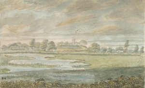 高奥弗利教堂：水彩画，nd [1762-1802] 作者 斯蒂宾肖