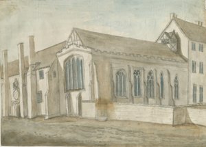 利奇菲尔德-圣约翰医院和教堂：水彩画，nd [1762-1802]（绘画） 作者 斯蒂宾肖