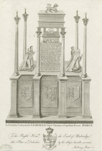 利奇菲尔德大教堂-威廉·佩吉特墓：版画，nd [1762-1798]（印刷） 作者 斯蒂宾肖