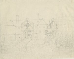 Patshull House：铅笔素描，[[1762-1802] 作者 斯蒂宾肖