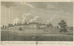 佩恩·霍尔（Penn Hall）：雕刻，nd [18世纪末]（印刷） 作者 斯蒂宾肖