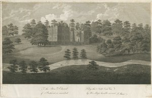 普雷斯特伍德·霍尔（Prestwood Hall）：雕刻，编号[1762-1802]（印刷） 作者 斯蒂宾肖