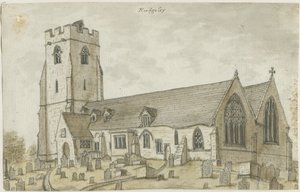 鲁奇利教堂（老）：水彩画，nd [1762-1802]（绘画）