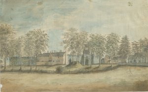 Rushall Castle - Hall：水彩画，编号[1791] 作者 斯蒂宾肖