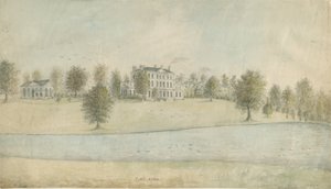 Shenstone-Little Aston Hall：水彩画，nd [1762-1802] 作者 斯蒂宾肖