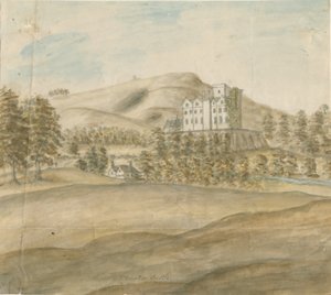 斯托顿城堡：水彩画，nd [1762-1798] 作者 斯蒂宾肖
