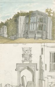 Tixall-哥特式窗户和纹章古物：水彩画，nd [1762-1802]（绘画） 作者 斯蒂宾肖