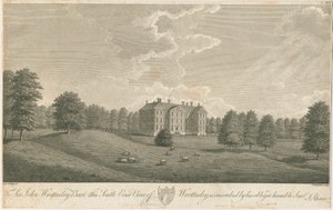 Wrottesley Hall：版画，nd [c 1798]（印刷） 作者 斯蒂宾肖
