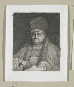 一位教会要人的半身肖像 作者 Stefan Juliusz Norblin de la Gourdaine