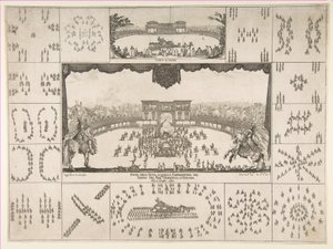 1637年在佛罗伦萨的旋转木马（Ferdinand II大公）结婚。 作者 斯蒂法诺·德拉·贝拉