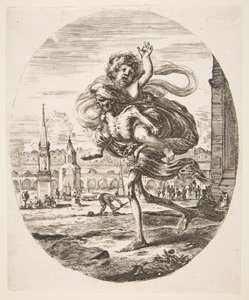 大约五个孩子的死亡，Les cinq Morts，ca。 1648年。 作者 斯蒂法诺·德拉·贝拉
