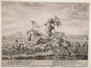 战场上的死亡，1646-1647年。 作者 斯蒂法诺·德拉·贝拉