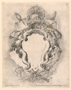 徽章，"Raccolta di varii cappriccii et nove inventioni di cartelle et ornamenti "中的第 4 号。
