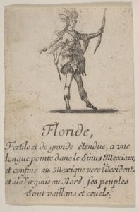 Floride, 1644. 作者 斯蒂法诺·德拉·贝拉